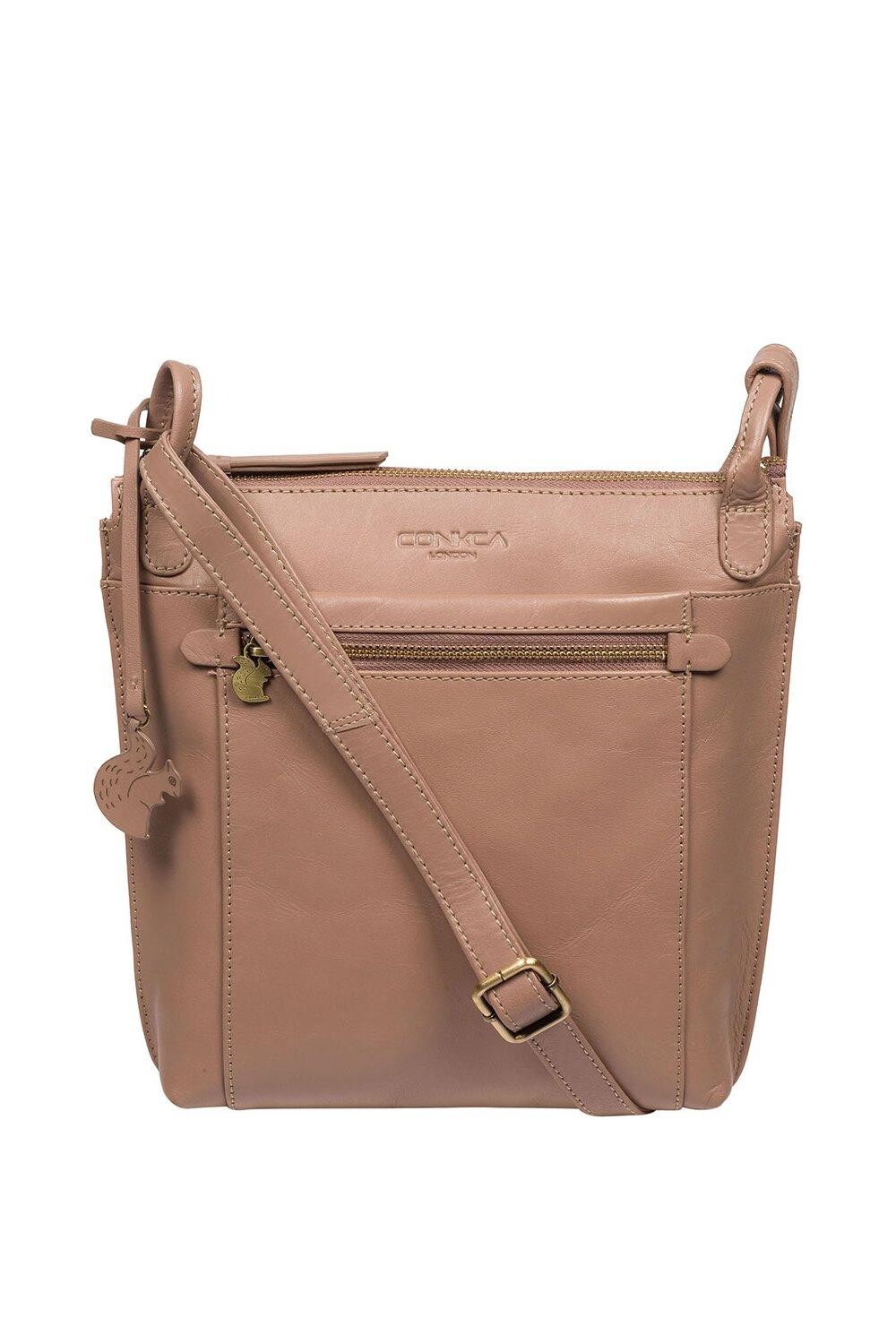 Кожаная сумка через плечо 'Rego' Conkca London, бежевый
Кожаная сумка через плечо 'Rego' Conkca London, бежевый