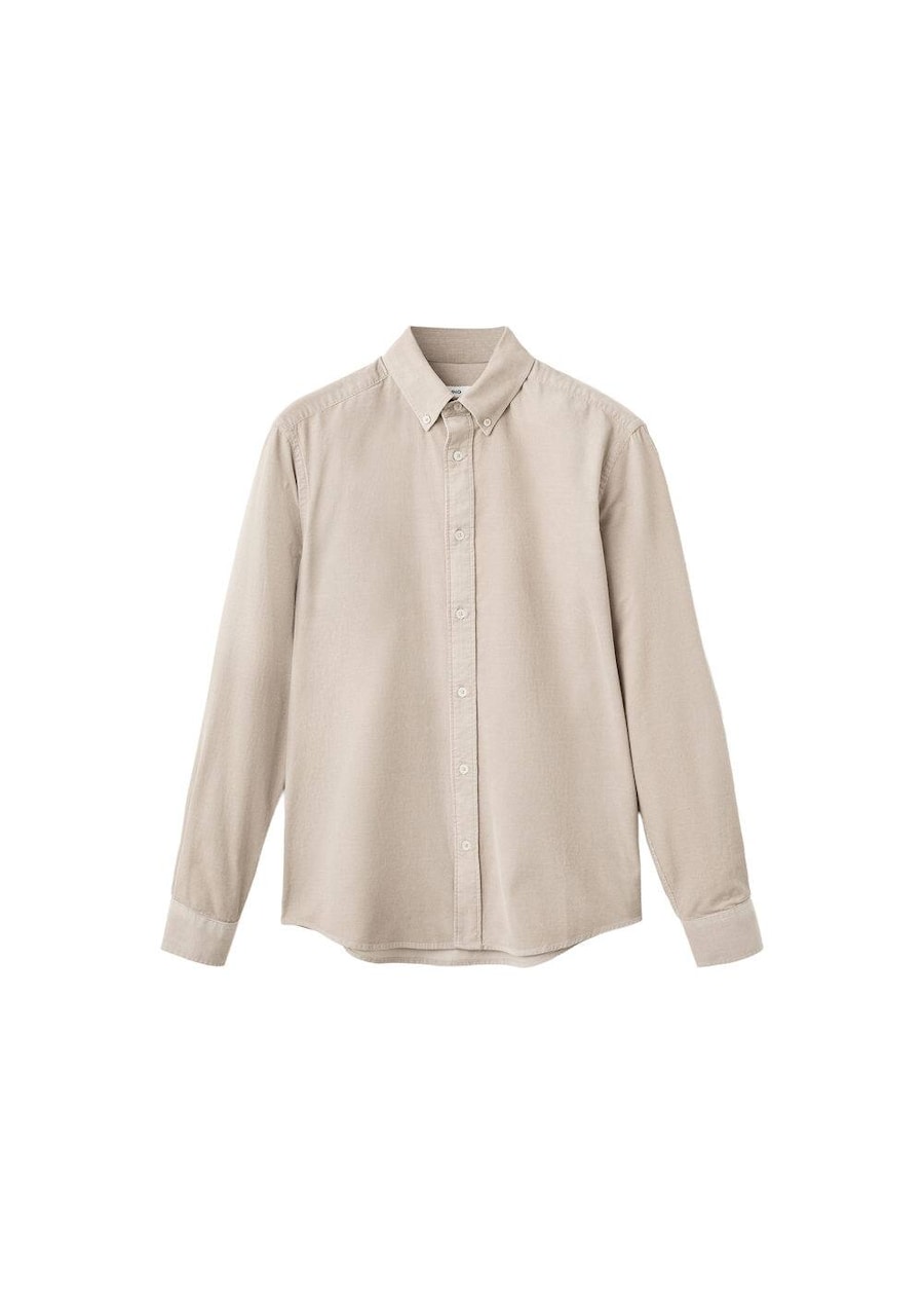 Рубашка на пуговицах классического кроя MANGO MAN Tadi, бежевый
Рубашка на пуговицах классического кроя MANGO MAN Tadi, бежевый