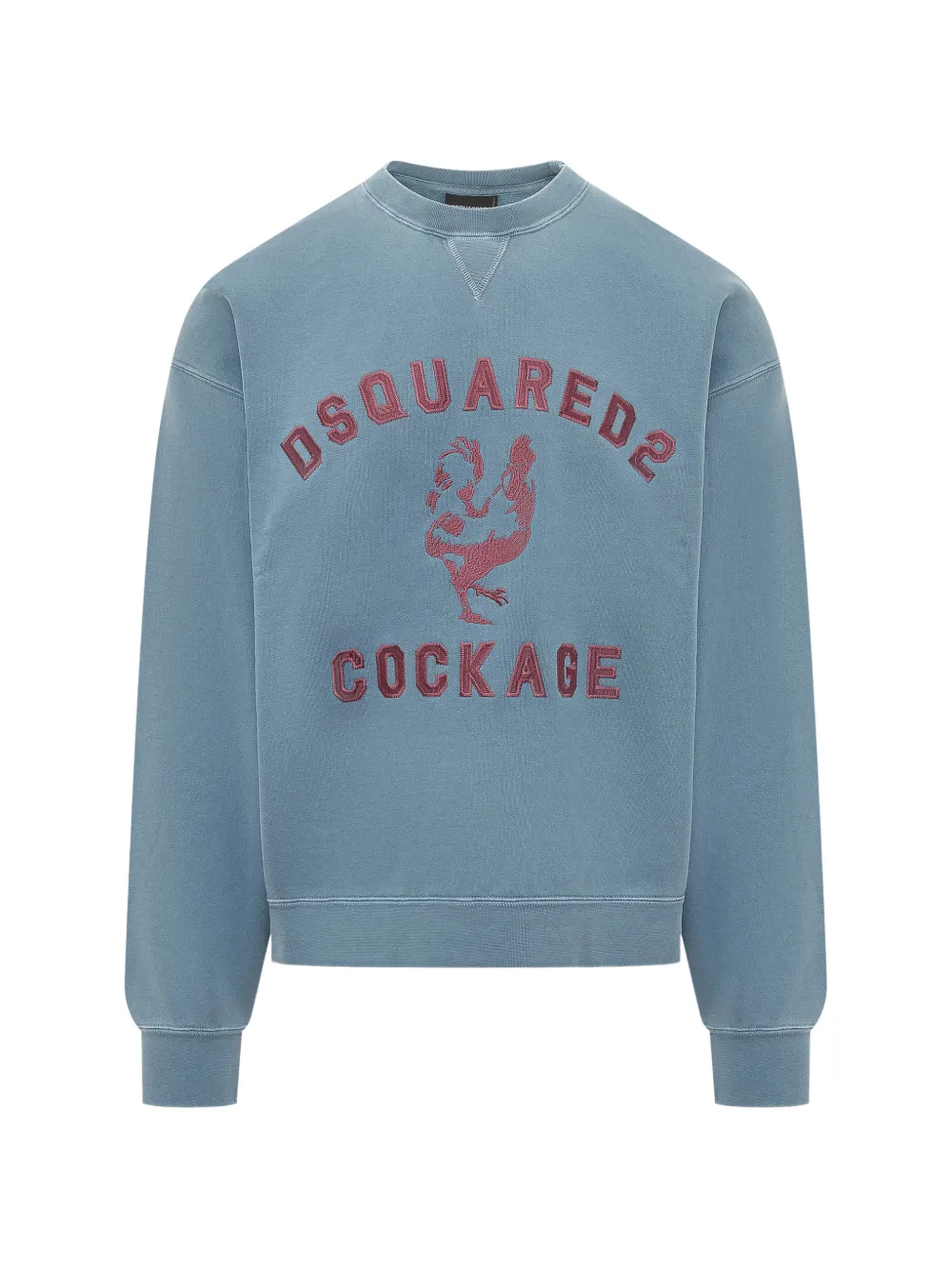 Свитшот с круглым вырезом Dsquared2, синий
Свитшот с круглым вырезом Dsquared2, синий