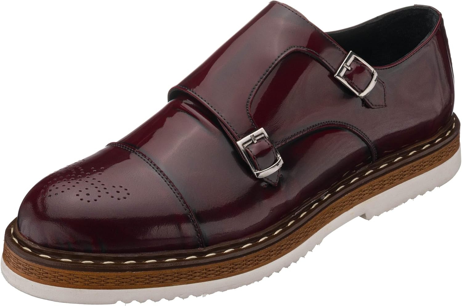 Мужские кожаные лоферы DALGALA Bordeaux с двойной монк-пряжкой, ручная работа, на подошве EVA, легкие повседневные туфли, initial
Мужские кожаные лоферы DALGALA Bordeaux с двойной монк-пряжкой, ручная работа, на подошве EVA, легкие повседневные туфли, initial