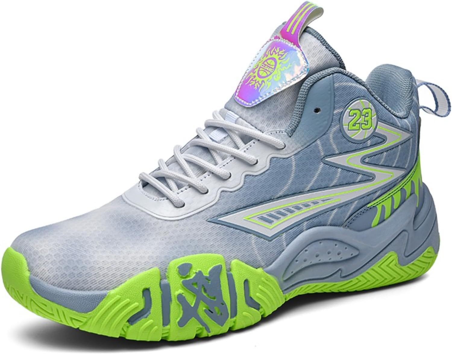 Мужские дышащие кроссовки из сетки с граффити, высокие, на шнуровке, для баскетбола, легкие, противоскользящие, модные кроссовки для спорта, тренировок, бега, занятий в зале и на улице, повседневного ношения Netehadi, серый
Мужские дышащие кроссовки из сетки с граффити, высокие, на шнуровке, для баскетбола, легкие, противоскользящие, модные кроссовки для спорта, тренировок, бега, занятий в зале и на улице, повседневного ношения Netehadi, серый