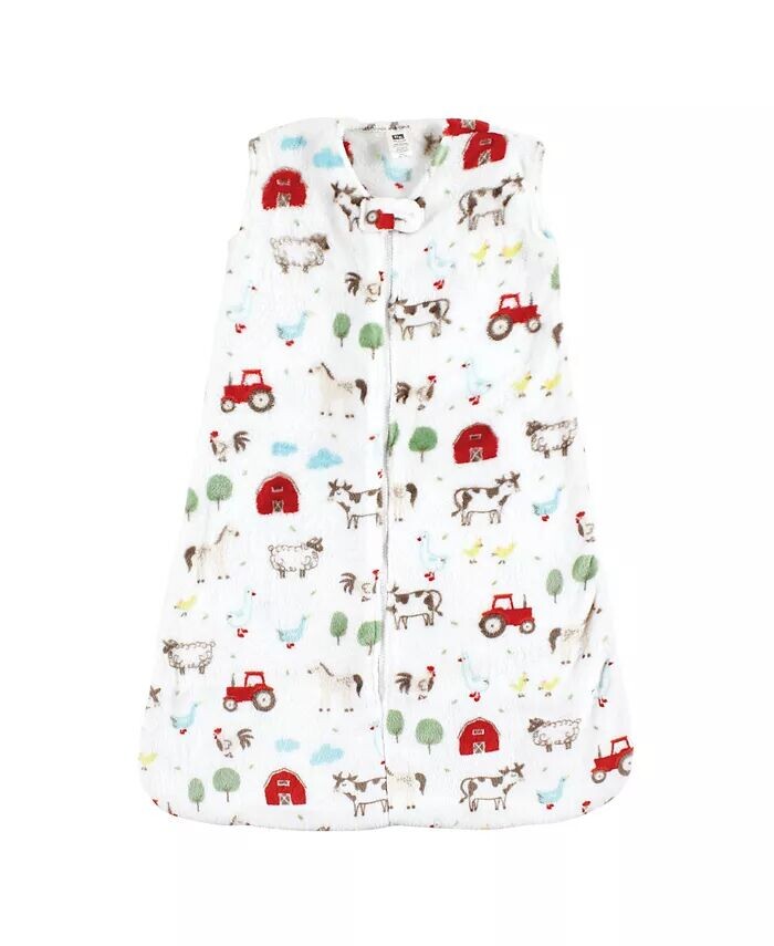 Спальный мешок для маленьких мальчиков, мешок, одеяло с животными на ферме Hudson Baby, мультиколор