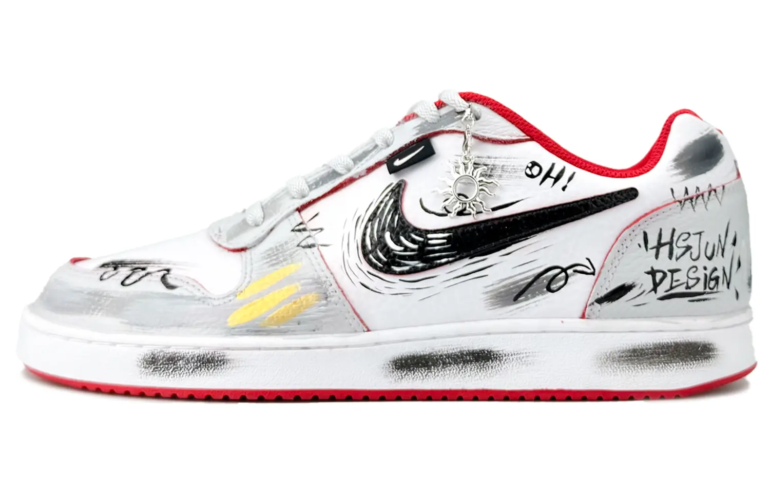 Nike Низкие, износостойкие, амортизирующие кроссовки для скейтбординга EBERNON, мужские, серые, белые, красные
Nike Низкие, износостойкие, амортизирующие кроссовки для скейтбординга EBERNON, мужские, серые, белые, красные