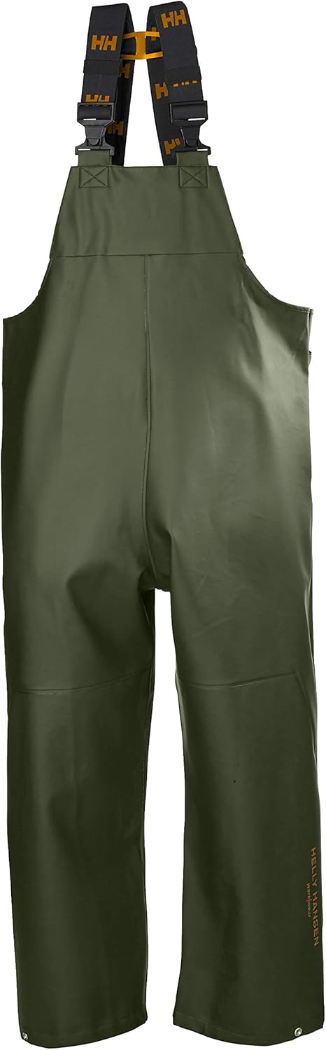 Helly-Hansen Gale Rain Bib Pants для мужчин - рабочая одежда из полиуретана - водонепроницаемые комбинезоны для мужчин - рыболовные комбинезоны Helly Hansen, 480 Army Green
Helly-Hansen Gale Rain Bib Pants для мужчин - рабочая одежда из полиуретана - водонепроницаемые комбинезоны для мужчин - рыболовные комбинезоны Helly Hansen, 480 Army Green