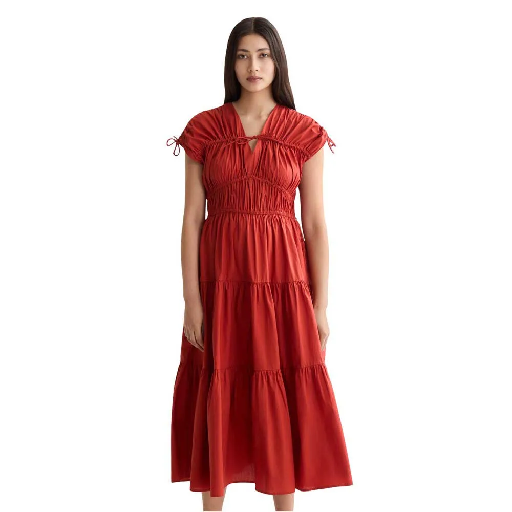 Платье Scotch & Soda Gathered Tied short sleeve midi, красный
Платье Scotch & Soda Gathered Tied short sleeve midi, красный