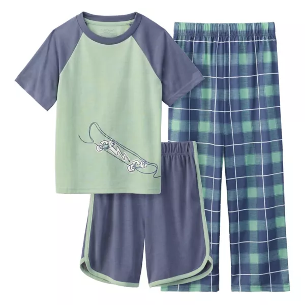 Комплект из 3 предметов: верх и штаны пижамы для мальчиков 4-12 лет Cuddl Duds, цвет skater
Комплект из 3 предметов: верх и штаны пижамы для мальчиков 4-12 лет Cuddl Duds, цвет skater