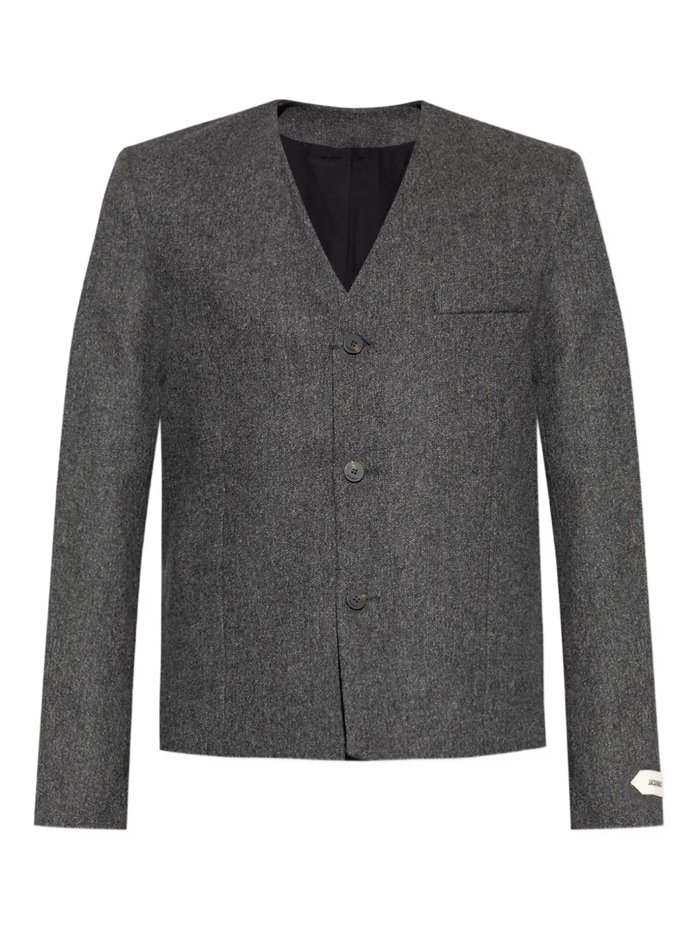 Жакет Sera с V-образным вырезом и пуговицами JACQUEMUS, серый
Жакет Sera с V-образным вырезом и пуговицами JACQUEMUS, серый