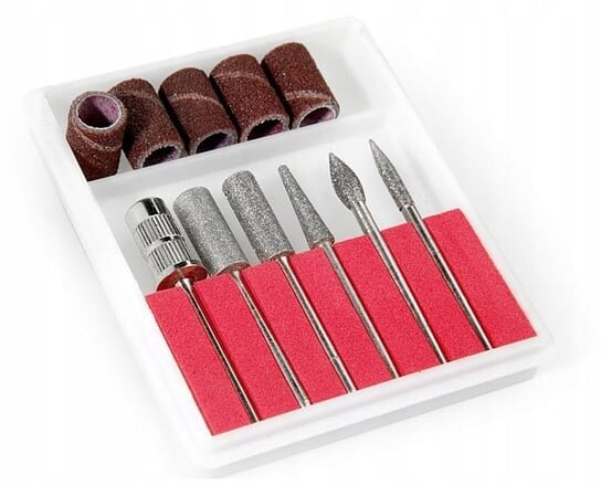 Фрезы + насадки необходимые для маникюра, набор 6 шт., Inna marka
Фрезы + насадки необходимые для маникюра, набор 6 шт., Inna marka