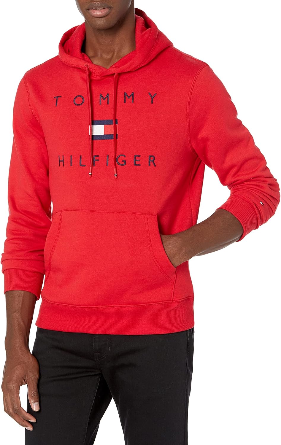 Мужская флисовая толстовка с капюшоном и флагом Tommy Hilfiger с длинным рукавом, Apple Red
Мужская флисовая толстовка с капюшоном и флагом Tommy Hilfiger с длинным рукавом, Apple Red