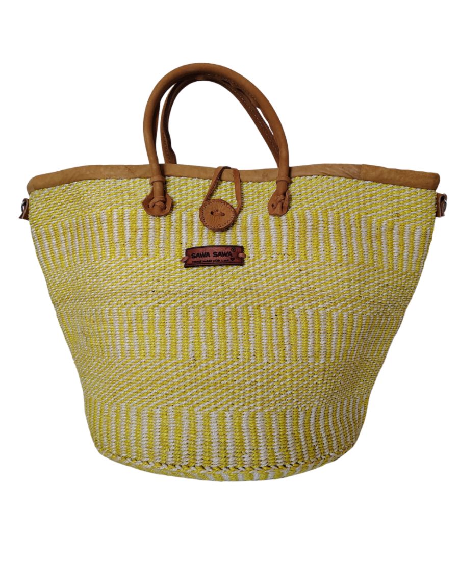 Сумка-корзина из сизаля и соломы ручной работы Golden Glow Warmth для летнего отдыха SAWA SAWA, Yellow and white
Сумка-корзина из сизаля и соломы ручной работы Golden Glow Warmth для летнего отдыха SAWA SAWA, Yellow and white