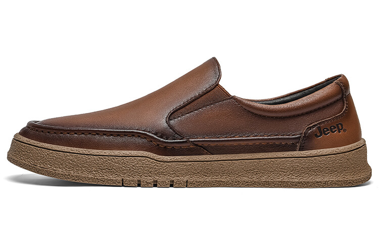 Мужские повседневные мужские низкие Jeep, темно-коричневые 
Мужские повседневные мужские низкие Jeep, темно-коричневые