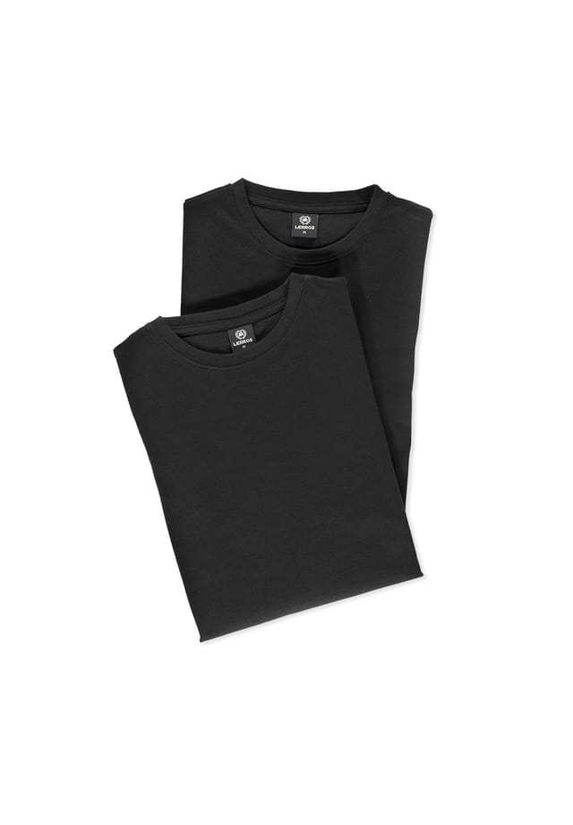Футболка с круглым вырезом комплект из двух предметов из хлопка высшего качества Lerros, черный
Футболка с круглым вырезом комплект из двух предметов из хлопка высшего качества Lerros, черный