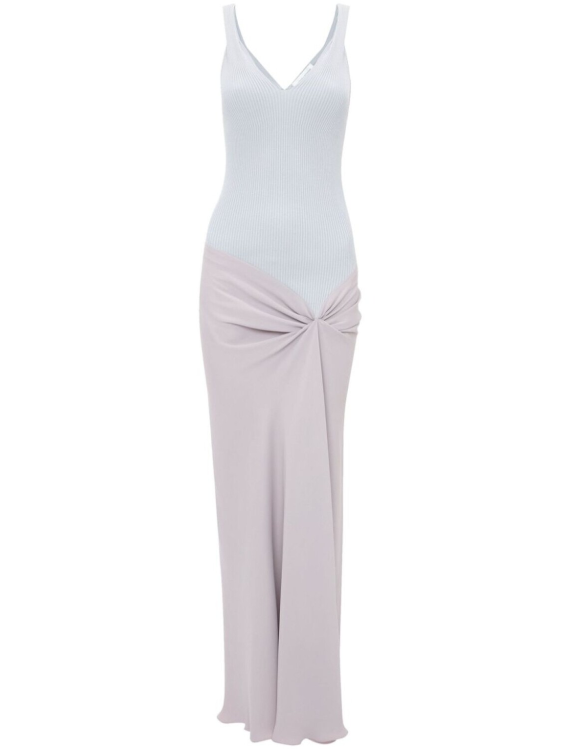 Victoria Beckham платье макси с трикотажной вставкой, серый
Victoria Beckham платье макси с трикотажной вставкой, серый