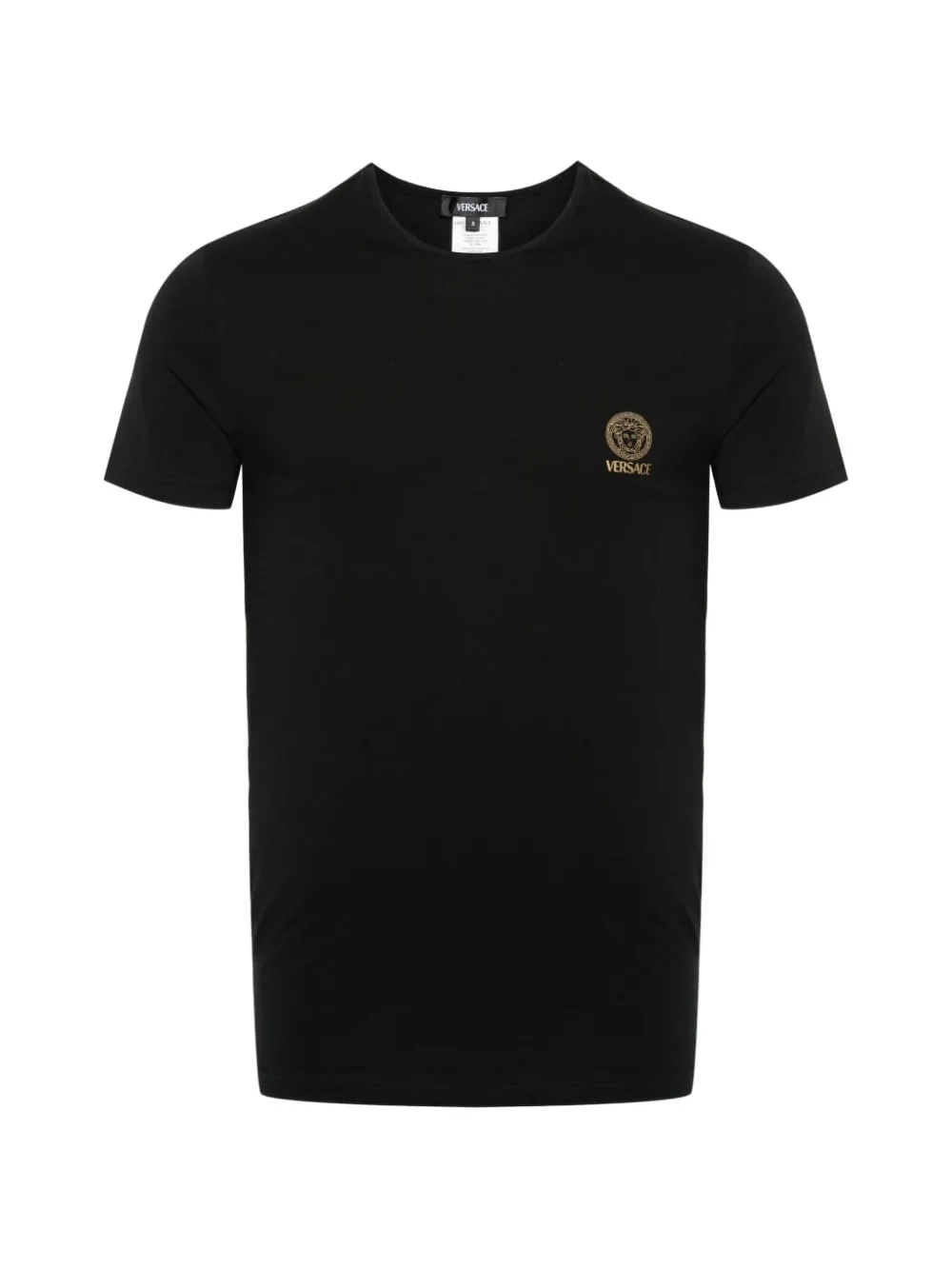 Комплект из двух футболок с декором Medusa Versace, черный
Комплект из двух футболок с декором Medusa Versace, черный