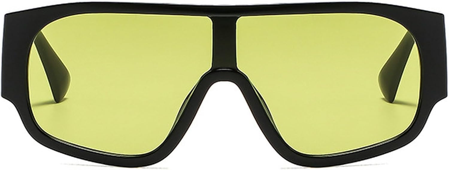 Модные квадратные солнцезащитные очки большого размера для женщин и мужчин в стиле ретро с плоской верхней частью, обеспечивающие защиту от УФ-излучения mincl, Black Green
Модные квадратные солнцезащитные очки большого размера для женщин и мужчин в стиле ретро с плоской верхней частью, обеспечивающие защиту от УФ-излучения mincl, Black Green