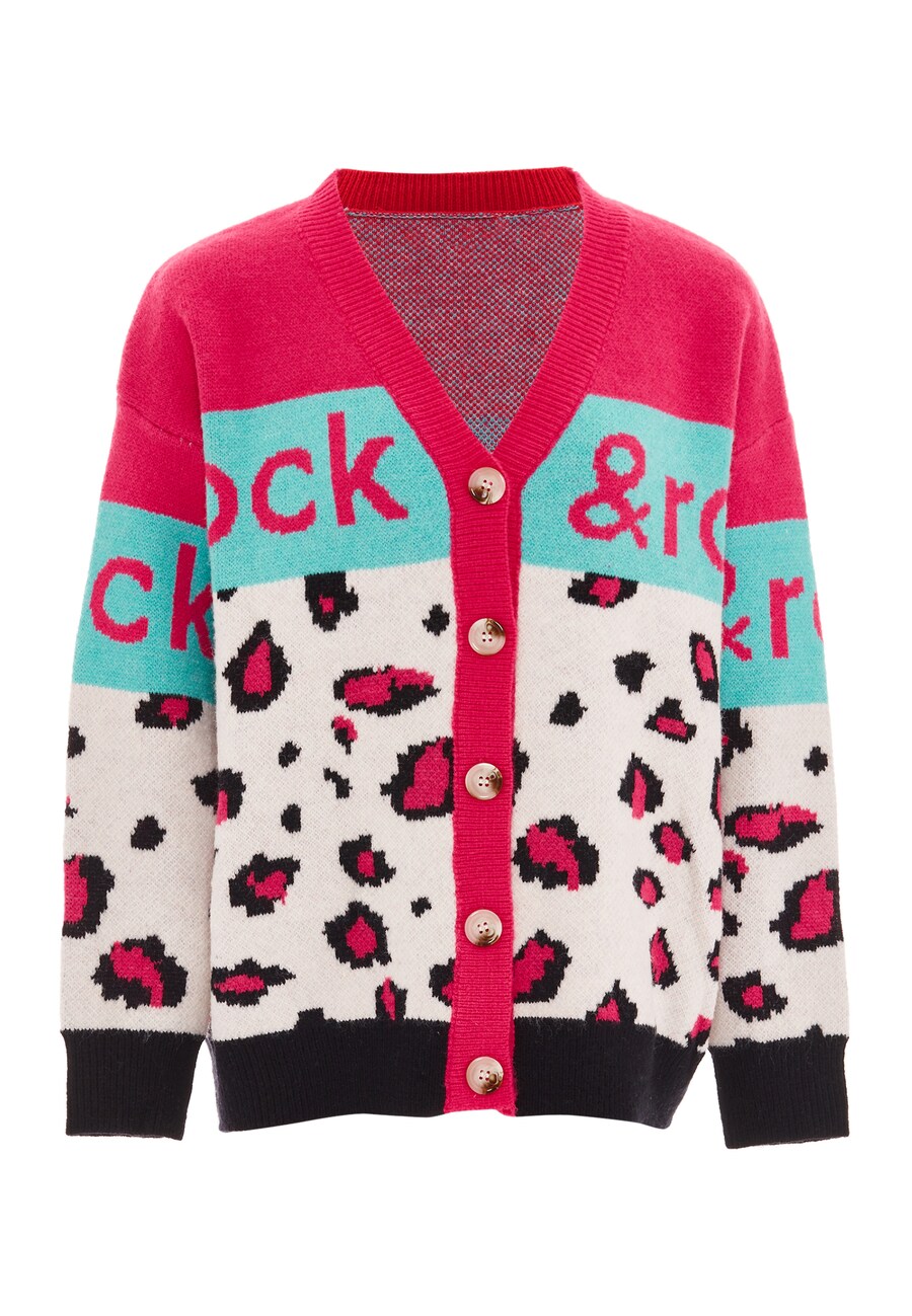 Вязаный кардиган ebeeza, цвет Aqua/Pink
Вязаный кардиган ebeeza, цвет Aqua/Pink