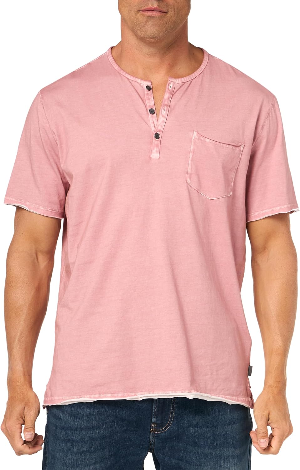 Шапка John Varvatos Men's Rex Henley, Antique Pink
Шапка John Varvatos Men's Rex Henley, Antique Pink