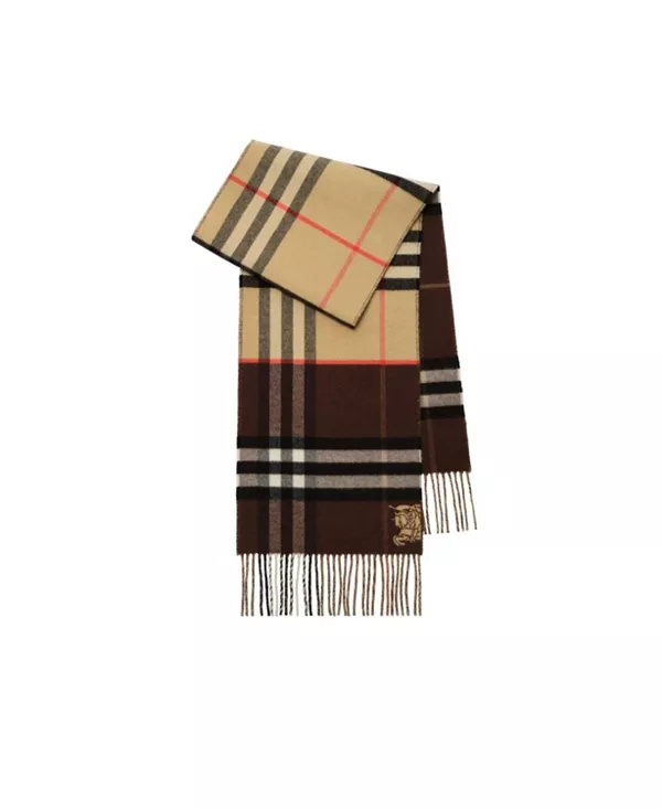 Кашемировый шарф с контрастной клеткой Burberry, коричневый
Кашемировый шарф с контрастной клеткой Burberry, коричневый