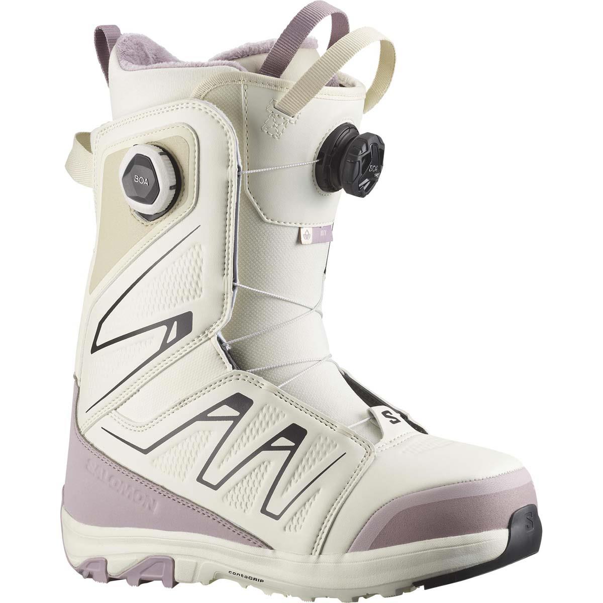 Сноуборд-ботинки Salomon Ivy BOA SJ Salomon Snowboards, Icicle/Nirvana/Black
Сноуборд-ботинки Salomon Ivy BOA SJ Salomon Snowboards, Icicle/Nirvana/Black
