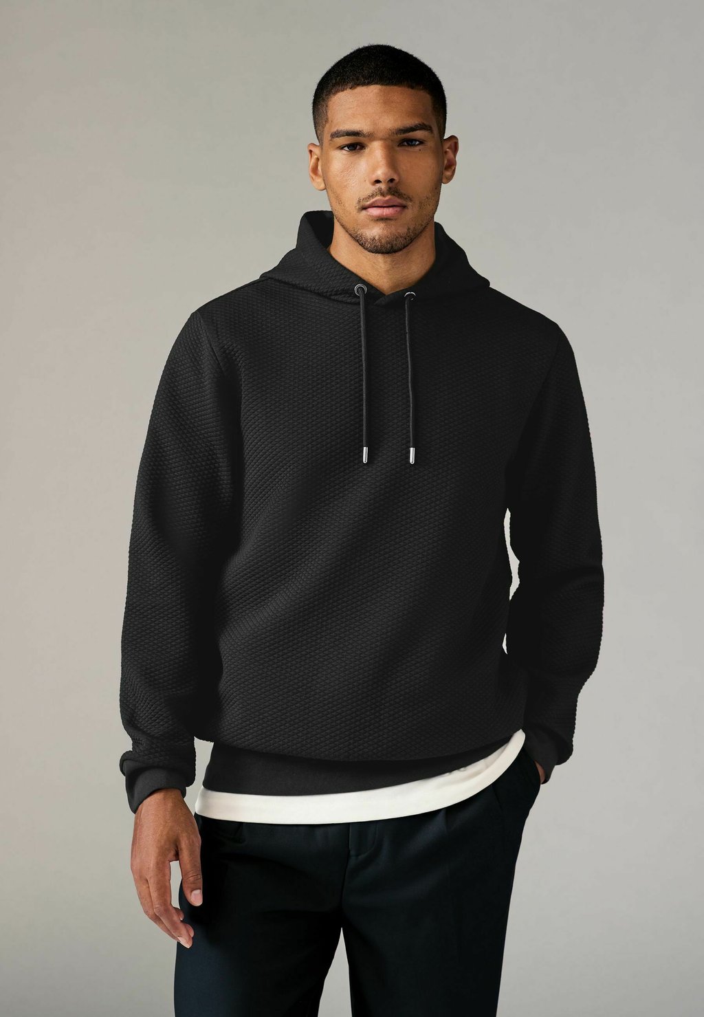 Толстовка с капюшоном PREMIUM TEXTURED Next, черный 
Толстовка с капюшоном PREMIUM TEXTURED Next, черный