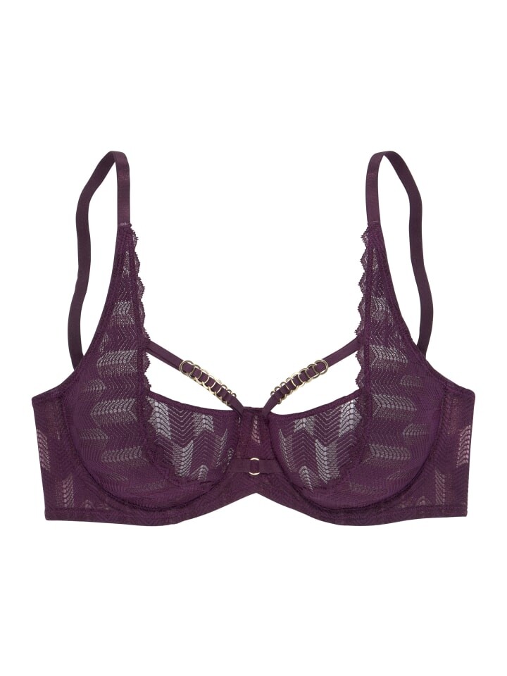 Бюстгальтер на косточках LASCANA, цвет aubergine 
Бюстгальтер на косточках LASCANA, цвет aubergine