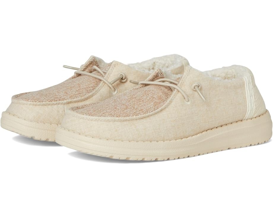 Кроссовки Hey Dude Kids Wendy Brushed Cozy, слоновая кость
Кроссовки Hey Dude Kids Wendy Brushed Cozy, слоновая кость