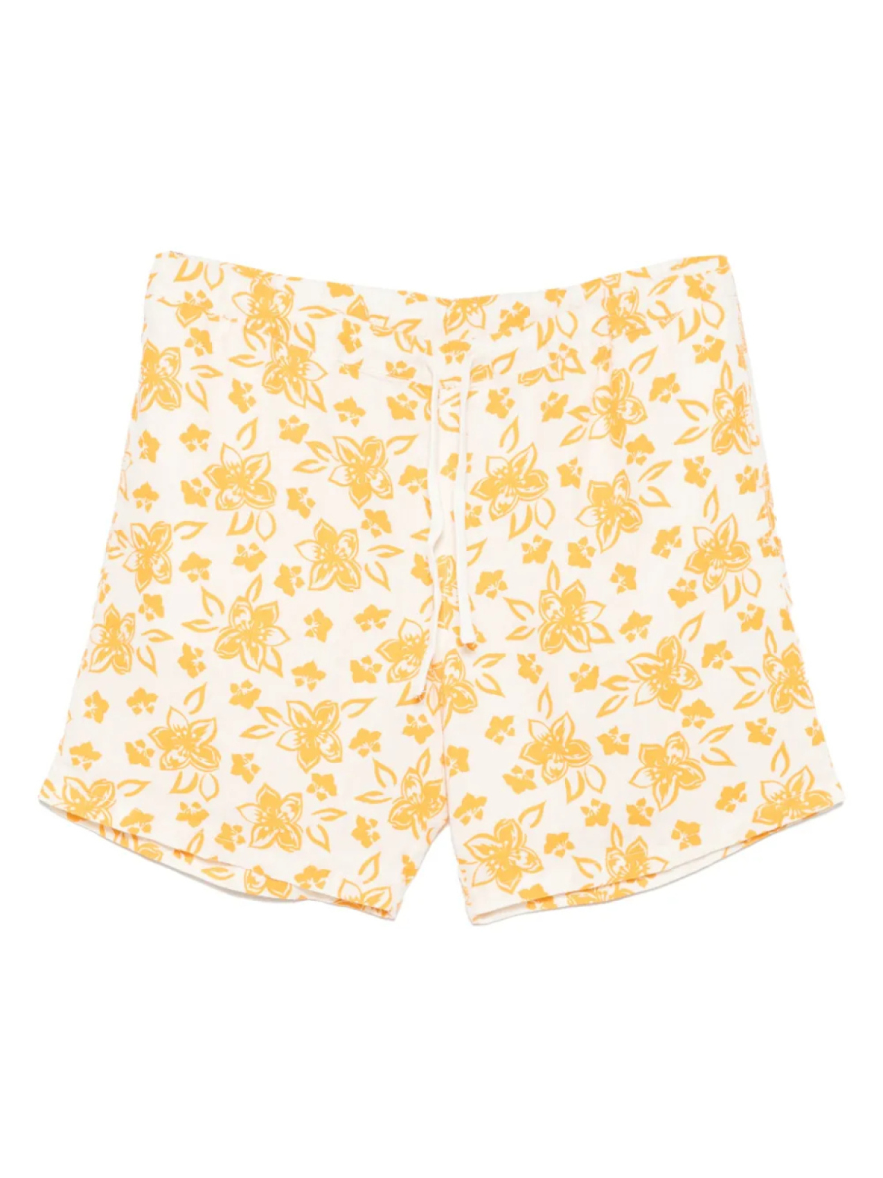 Льняные шорты с цветочным узором 120% Lino, нейтральный 
Льняные шорты с цветочным узором 120% Lino, нейтральный