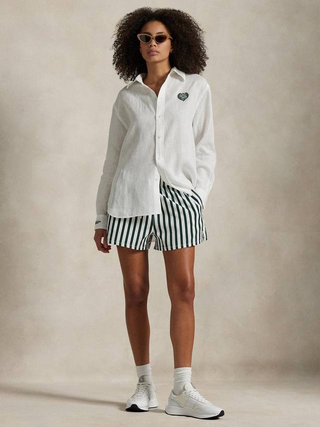 Шорты Polo Wimbledon 2025 в полоску Ralph Lauren, Moss/Ceramic White
Шорты Polo Wimbledon 2025 в полоску Ralph Lauren, Moss/Ceramic White