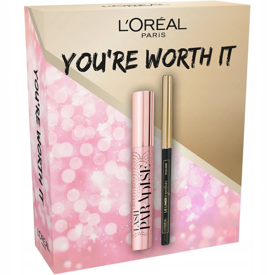 Подарочный набор LOreal тушь для ресниц Lash Paradise Black and Lainer 01 noir Inna marka
Подарочный набор LOreal тушь для ресниц Lash Paradise Black and Lainer 01 noir Inna marka