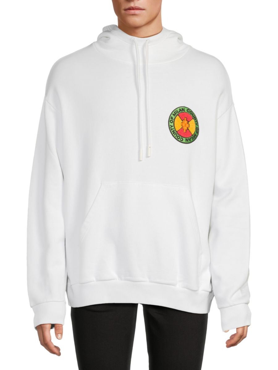 Хлопковая толстовка с капюшоном с рисунком County Park Marcelo Burlon, белый
Хлопковая толстовка с капюшоном с рисунком County Park Marcelo Burlon, белый