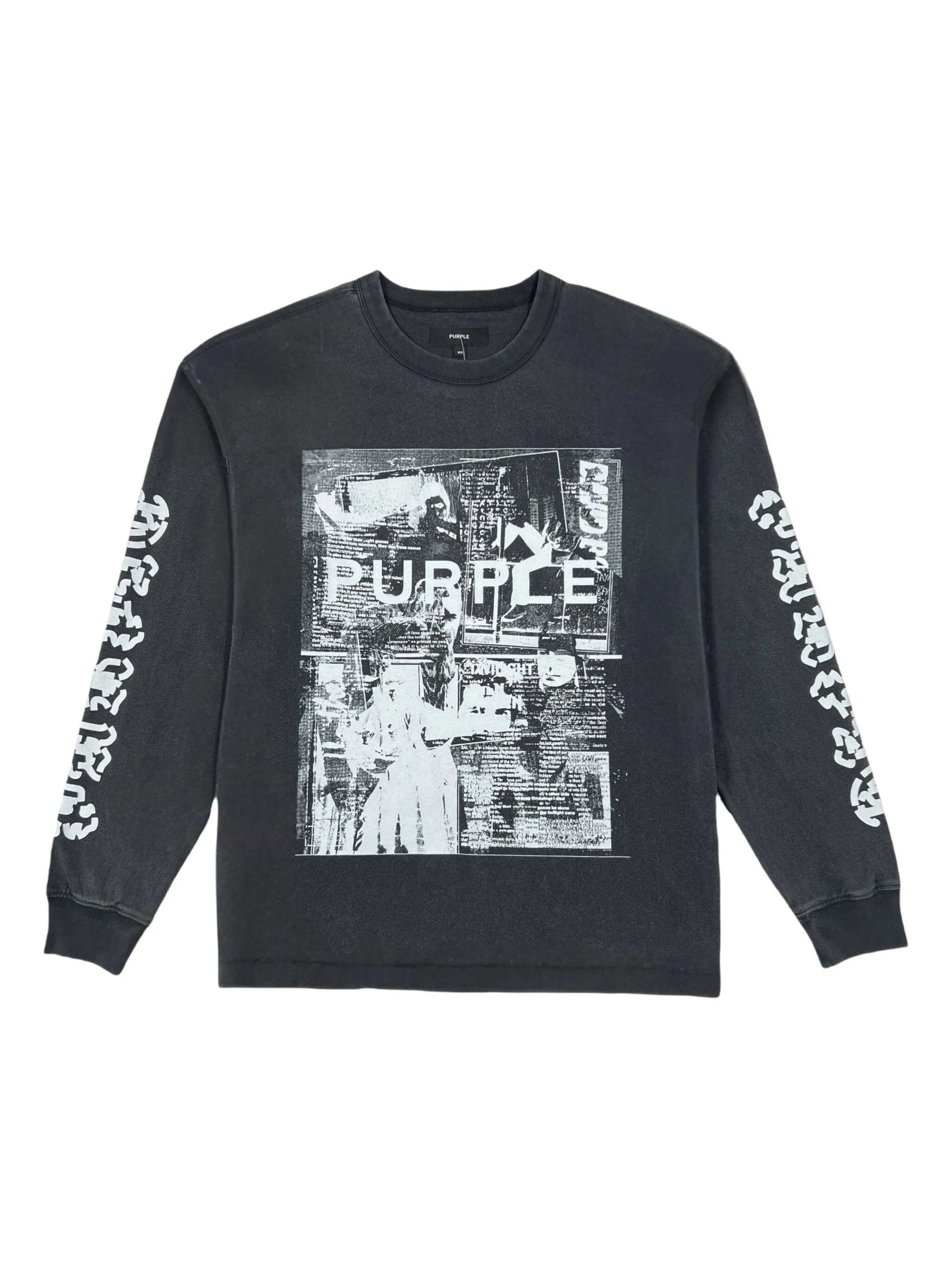 Футболка с длинными рукавами и графичным принтом Purple Brand, черный
Футболка с длинными рукавами и графичным принтом Purple Brand, черный