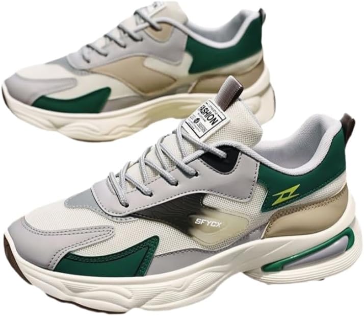 Мужские кроссовки Chunky с дышащей сеткой - легкие прогулочные обувь с мягкой амортизирующей стелькой, удобные повседневные спортивные кроссовки для ежедневной носки Clolinde, хаки
Мужские кроссовки Chunky с дышащей сеткой - легкие прогулочные обувь с мягкой амортизирующей стелькой, удобные повседневные спортивные кроссовки для ежедневной носки Clolinde, хаки