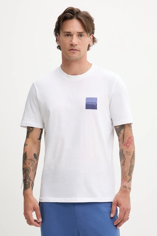 Хлопковая футболка dapusi HUGO, белый
Хлопковая футболка dapusi HUGO, белый