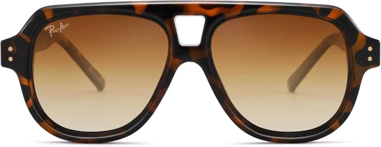Солнцезащитные очки-авиаторы Pro Acme Retro Polarized для женщин и мужчин, большие квадратные солнцезащитные очки в стиле 70-х годов, Tortoise/Gradient Brown
Солнцезащитные очки-авиаторы Pro Acme Retro Polarized для женщин и мужчин, большие квадратные солнцезащитные очки в стиле 70-х годов, Tortoise/Gradient Brown