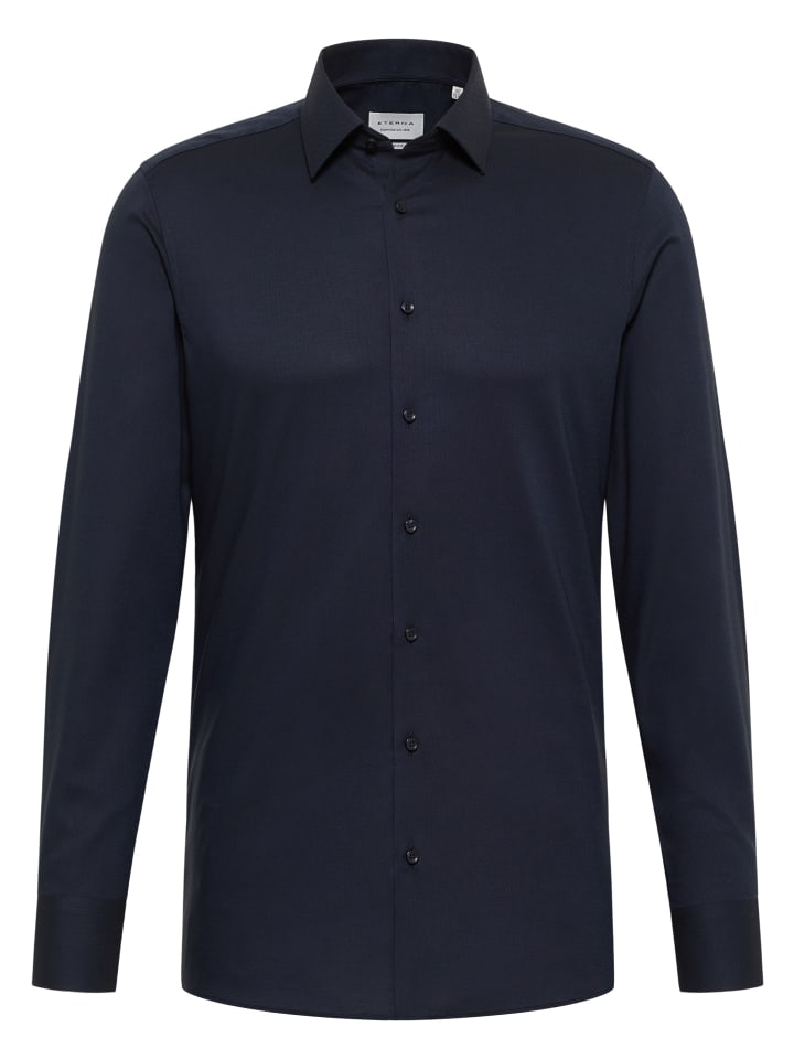 Рубашка облегающего кроя в полночь Eterna
Рубашка облегающего кроя в полночь Eterna