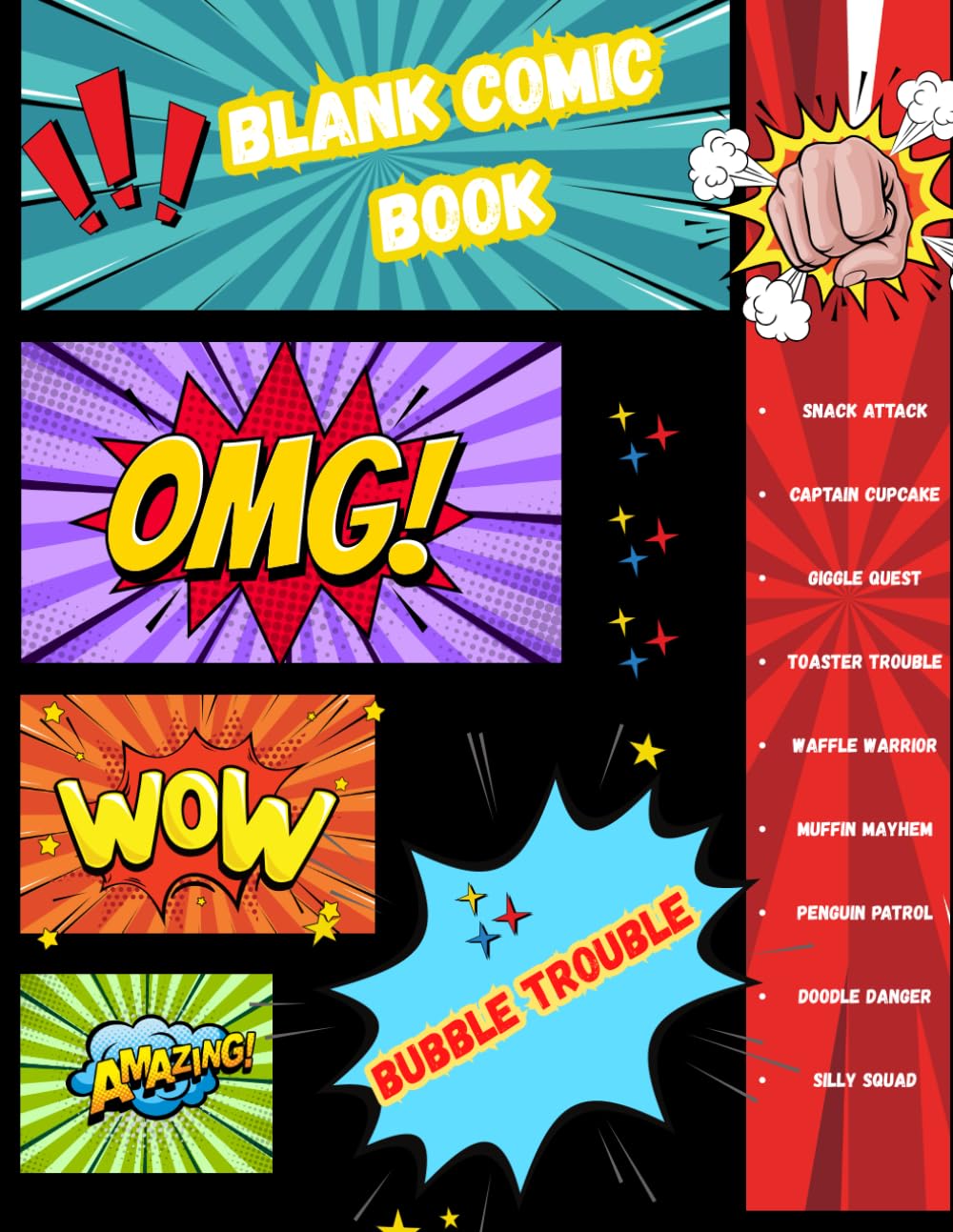 Blank Comic Book:Unlimited Universe .best gift for birthday: Draw Your own Comics And Create The Best Stories: 1 (Comic Panels and Templates for Drawing) (Independently published)
Blank Comic Book:Unlimited Universe .best gift for birthday: Draw Your own Comics And Create The Best Stories: 1 (Comic Panels and Templates for Drawing) (Independently published)