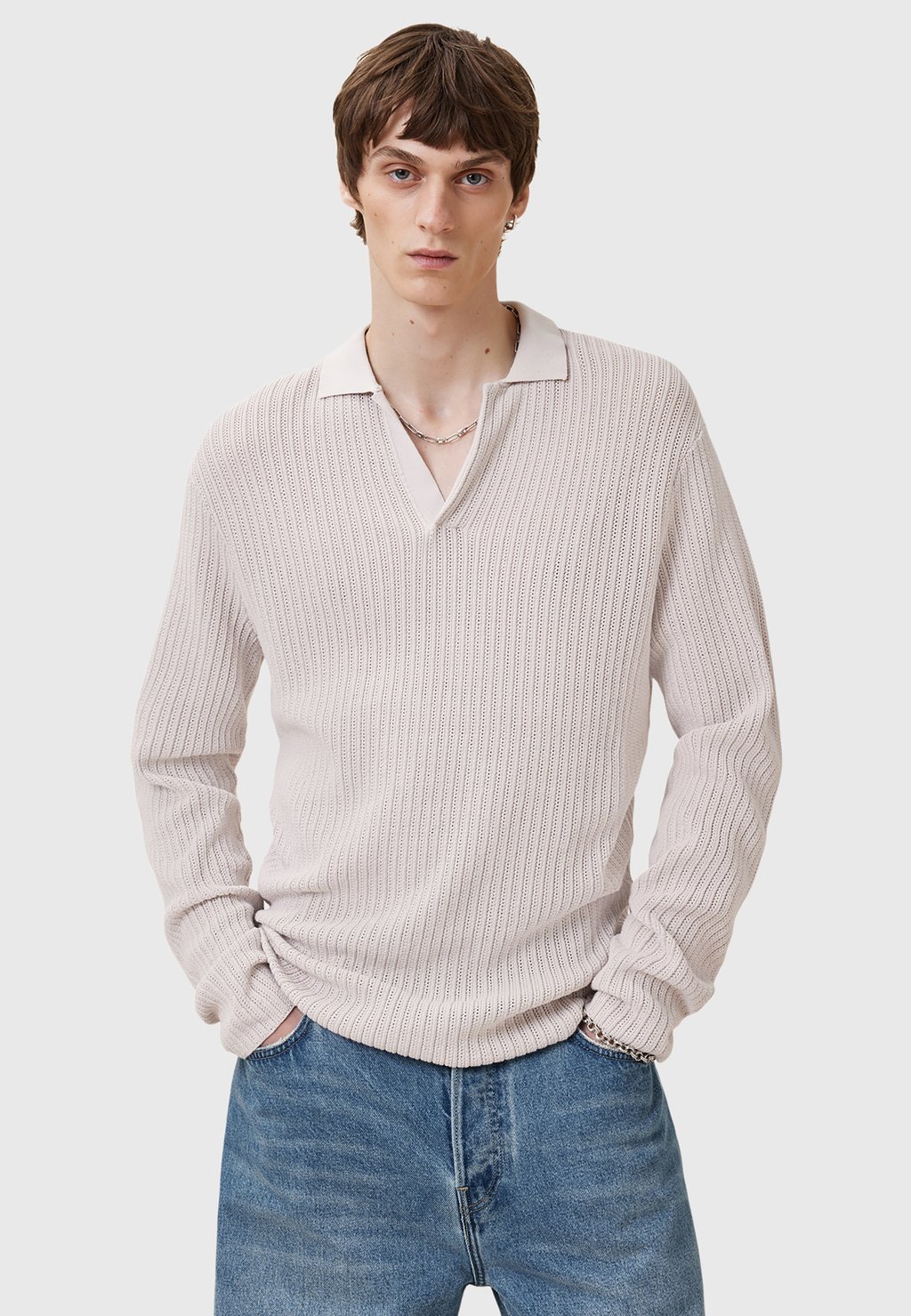 Джемпер AllSaints, кремовый
Джемпер AllSaints, кремовый