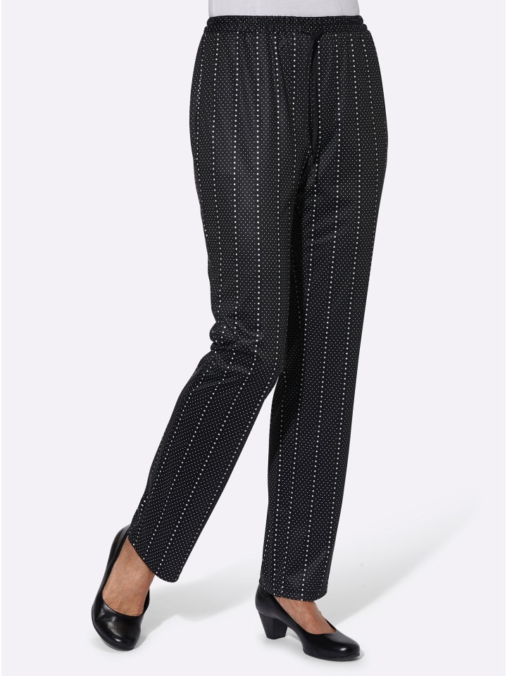Трикотажные брюки в черный горошек WITT WEIDEN
Трикотажные брюки в черный горошек WITT WEIDEN