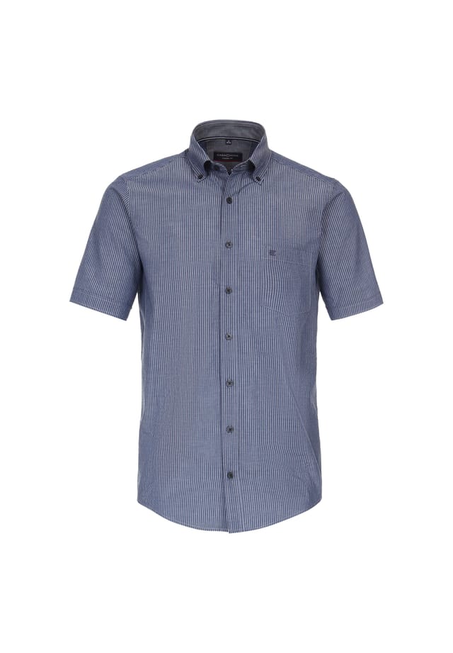 Повседневная рубашка с коротким рукавом в полоску свободного покроя Casamoda, синий
Повседневная рубашка с коротким рукавом в полоску свободного покроя Casamoda, синий