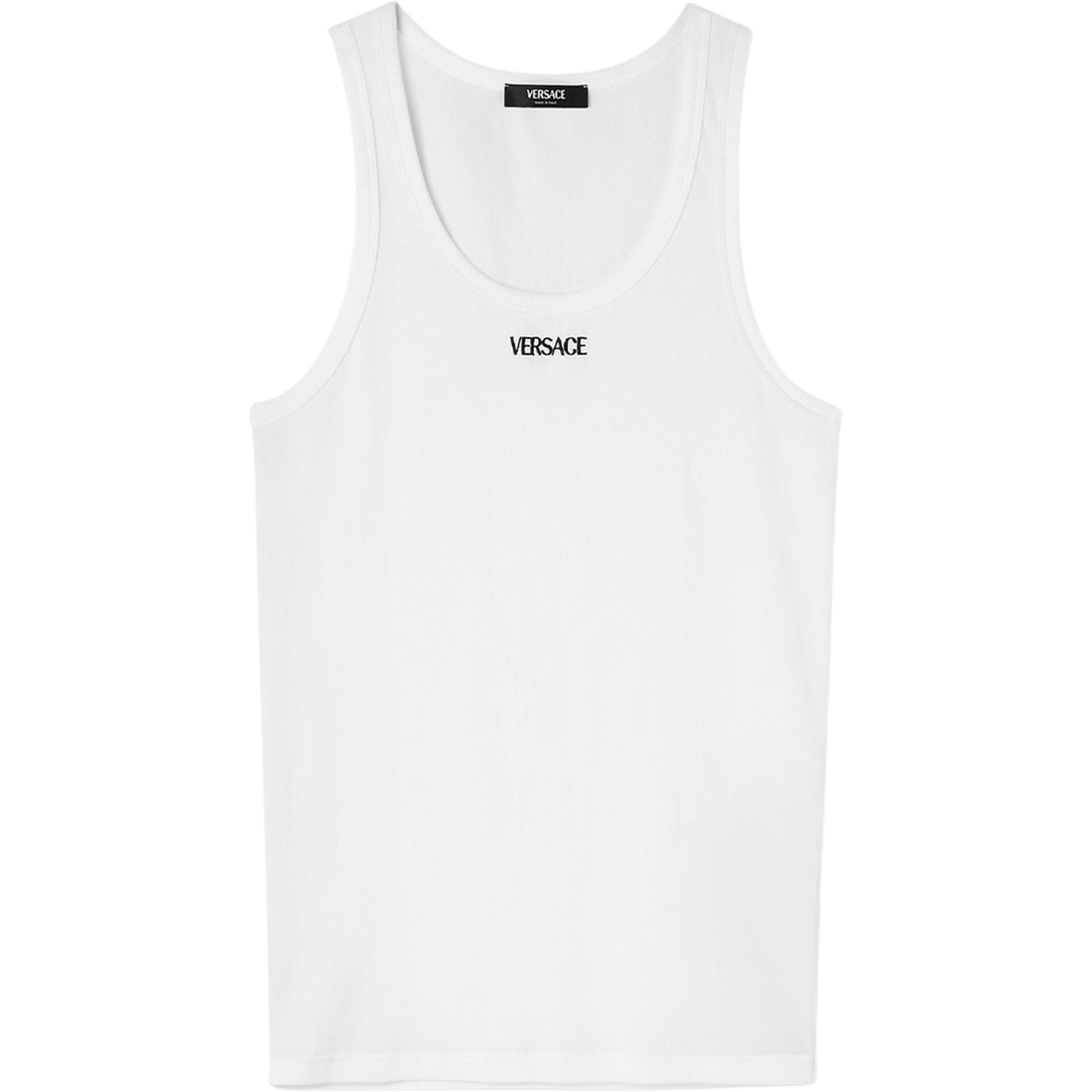 VERSACE Майка Logo Embroidered Sleeveless Ribbed Tank Top
VERSACE Майка Logo Embroidered Sleeveless Ribbed Tank Top