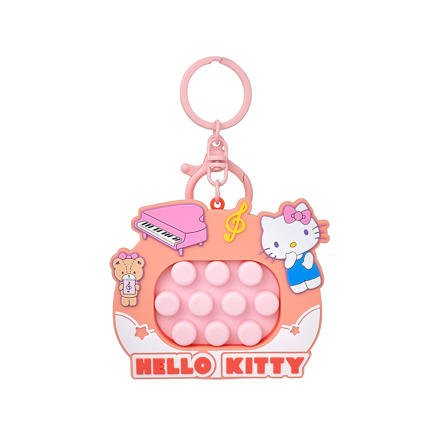 Sanrio Кулон из ПВХ сплава унисекс, Hello Kitty Squeeze Keychain
Sanrio Кулон из ПВХ сплава унисекс, Hello Kitty Squeeze Keychain