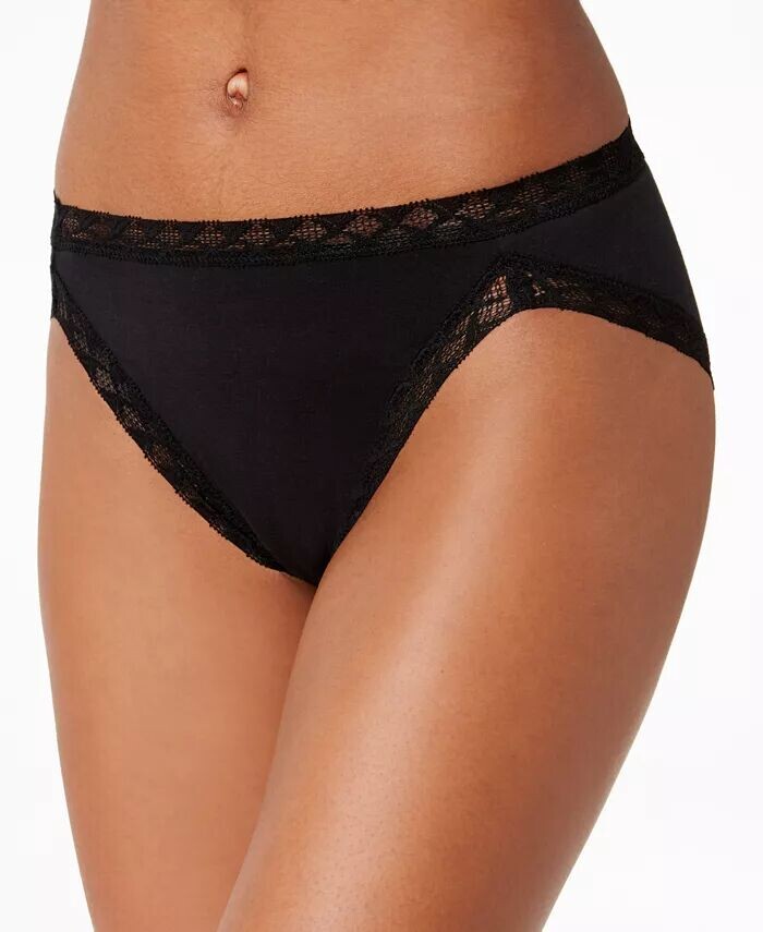 Хлопковые трусы французского кроя с кружевной отделкой Bliss 152058 Natori, черный
Хлопковые трусы французского кроя с кружевной отделкой Bliss 152058 Natori, черный