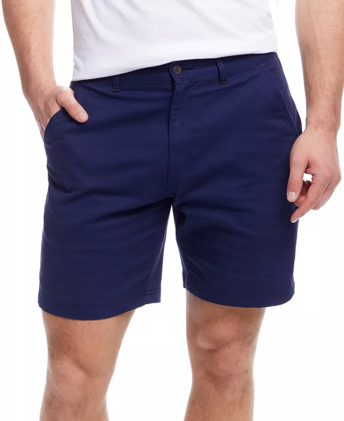 Мужские классические шорты 8" из стретч-твила Weatherproof Vintage, синий
Мужские классические шорты 8" из стретч-твила Weatherproof Vintage, синий