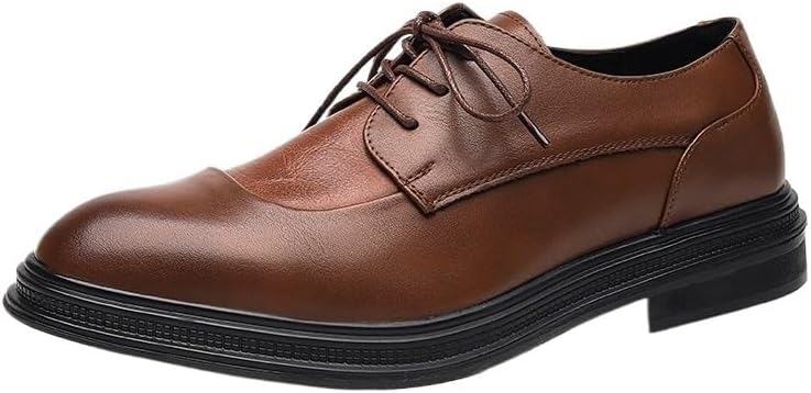 Мужские классические оксфорды, шнуровка, деловые кожаные оксфорды, для вождения, комфорт, вечеринки, свадьбы Zestrelax, коричневый
Мужские классические оксфорды, шнуровка, деловые кожаные оксфорды, для вождения, комфорт, вечеринки, свадьбы Zestrelax, коричневый