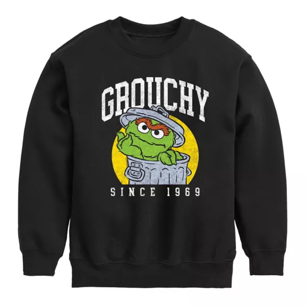 Флисовая толстовка с принтом «Улица Сезам» для мальчиков 8-20 лет, ворчливый с 1969 года Licensed Character, черный
Флисовая толстовка с принтом «Улица Сезам» для мальчиков 8-20 лет, ворчливый с 1969 года Licensed Character, черный