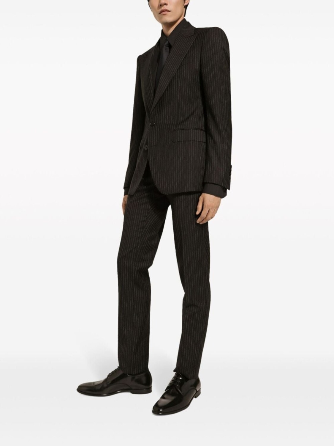 Dolce & Gabbana шерстяной пиджак в тонкую полоску, черный
Dolce & Gabbana шерстяной пиджак в тонкую полоску, черный