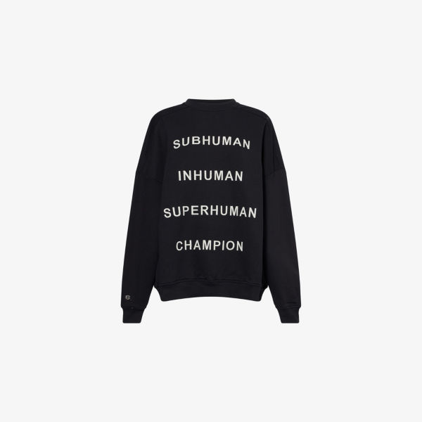 Свитшот Rick Owens x Champion из хлопкового джерси с крупной вышивкой, черный
Свитшот Rick Owens x Champion из хлопкового джерси с крупной вышивкой, черный