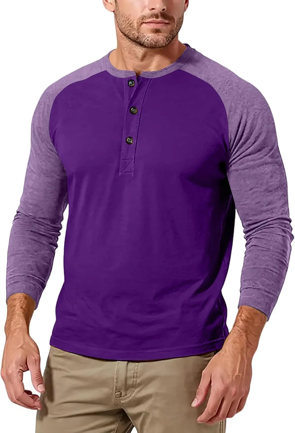 Мужская футболка Henley с длинным рукавом Color Block FQZWONG
Мужская футболка Henley с длинным рукавом Color Block FQZWONG