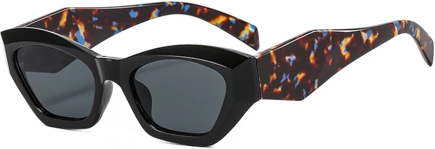 Солнцезащитные очки с защитой от УФ-излучения UV400 для женщин и мужчин | Розово-фиолетовые «кошачий глаз» | для занятий спортом на открытом воздухе DSVIGF, Black Pattern Gray
Солнцезащитные очки с защитой от УФ-излучения UV400 для женщин и мужчин | Розово-фиолетовые «кошачий глаз» | для занятий спортом на открытом воздухе DSVIGF, Black Pattern Gray