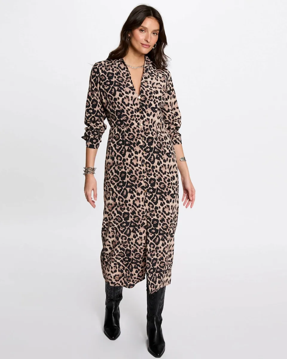 Расписной рубашечный сарафан Morgan, коричневый
Расписной рубашечный сарафан Morgan, коричневый